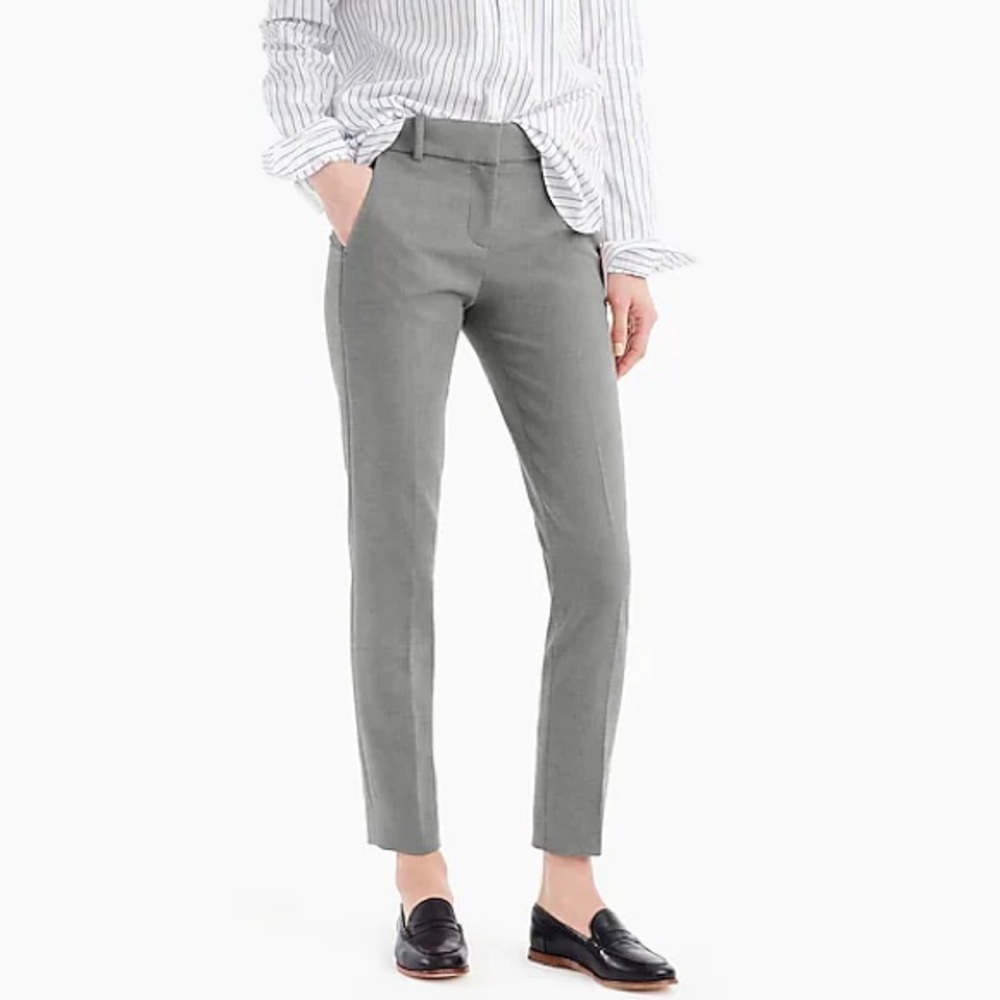 J Crew Cameron slim crop pant in 4-season stretch
